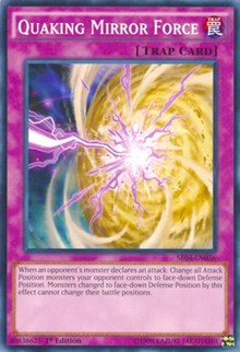 Quaking Mirror Force [SR04-EN036] Common | Shuffle n Cut Hobbies & Games