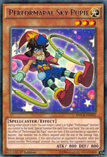 Performapal Sky Pupil [MACR-EN002] Rare | Shuffle n Cut Hobbies & Games