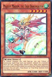 Majesty Maiden, the True Dracocaster [MACR-EN020] Ultra Rare | Shuffle n Cut Hobbies & Games