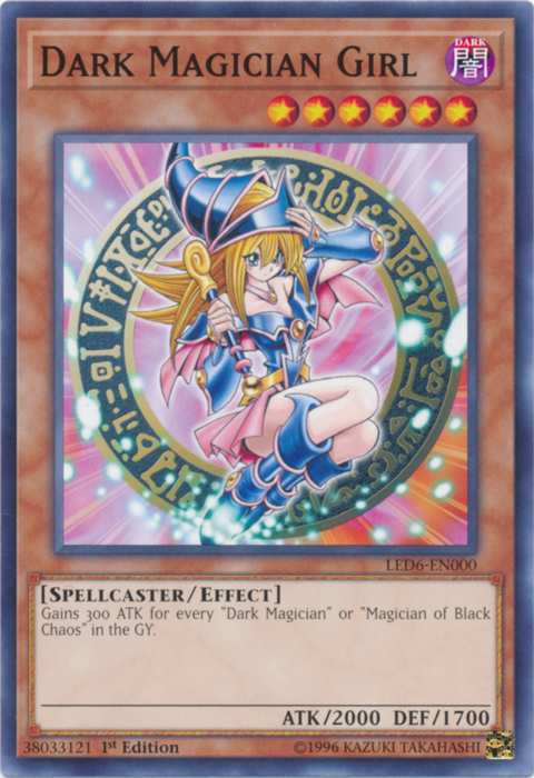 Dark Magician Girl [LED6-EN000] Common | Shuffle n Cut Hobbies & Games