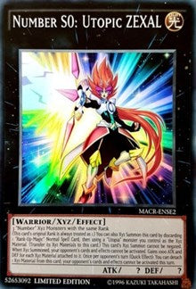 Number S0: Utopic ZEXAL [MACR-ENSE2] Super Rare | Shuffle n Cut Hobbies & Games