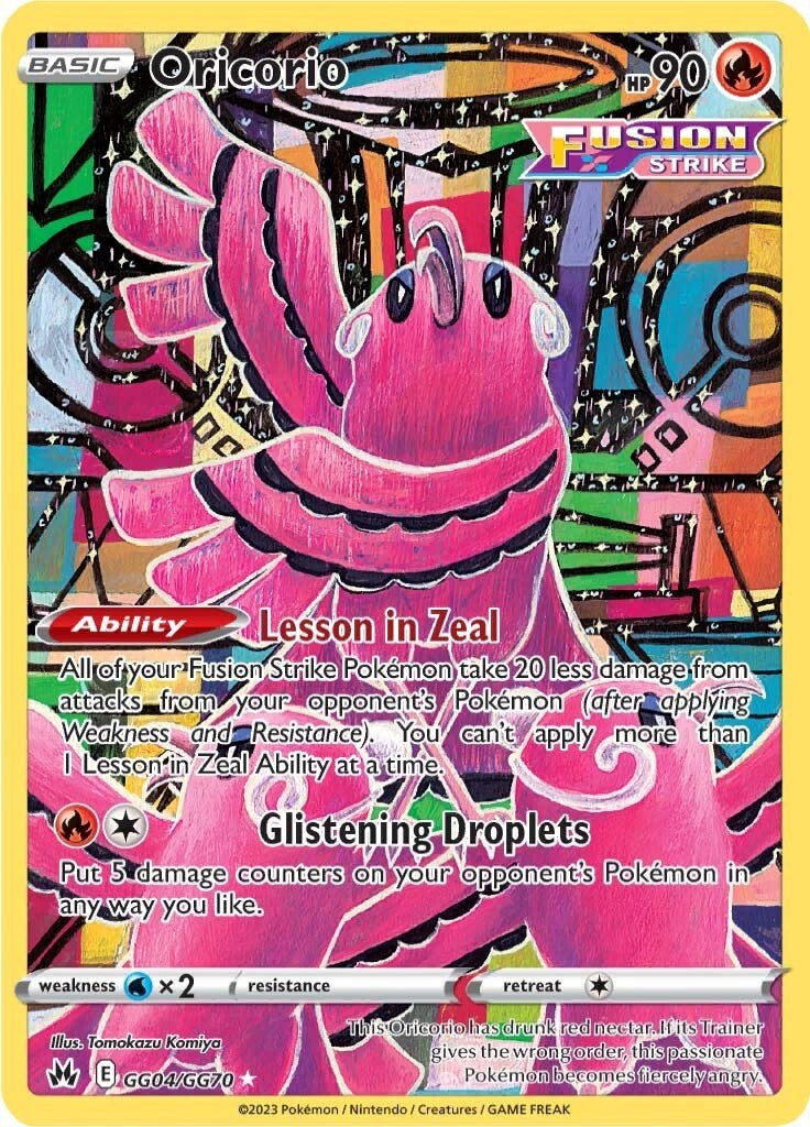 Oricorio (GG04/GG70) [Sword & Shield: Crown Zenith] | Shuffle n Cut Hobbies & Games