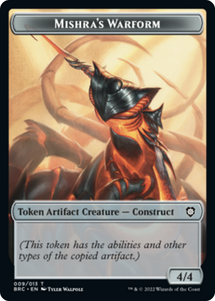 Mishra's Warform // Inkling Double-Sided Token [The Brothers' War Commander Tokens] | Shuffle n Cut Hobbies & Games