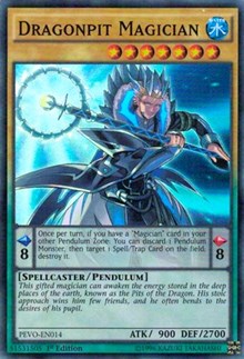 Dragonpit Magician [PEVO-EN014] Super Rare | Shuffle n Cut Hobbies & Games