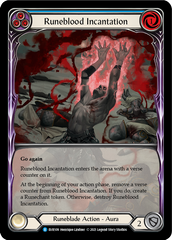 Runeblood Incantation (Blue) [EVR109] (Everfest)  1st Edition Extended Art Rainbow Foil | Shuffle n Cut Hobbies & Games