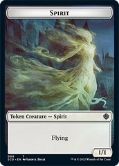 Bird // Spirit Double-Sided Token [Starter Commander Decks] | Shuffle n Cut Hobbies & Games