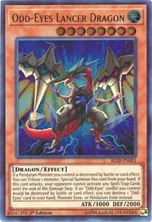 Odd-Eyes Lancer Dragon [BLLR-EN001] Ultra Rare | Shuffle n Cut Hobbies & Games