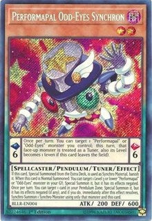 Performapal Odd-Eyes Synchron [BLLR-EN004] Secret Rare | Shuffle n Cut Hobbies & Games