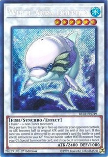 White Aura Dolphin [BLLR-EN019] Secret Rare | Shuffle n Cut Hobbies & Games