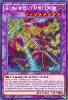 Gladiator Beast Tamer Editor [BLLR-EN023] Secret Rare | Shuffle n Cut Hobbies & Games