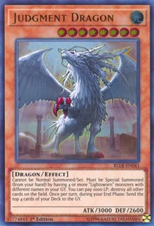 Judgment Dragon [BLLR-EN041] Ultra Rare | Shuffle n Cut Hobbies & Games