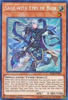 Sage with Eyes of Blue [BLLR-EN055] Secret Rare | Shuffle n Cut Hobbies & Games