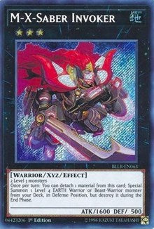 M-X-Saber Invoker [BLLR-EN063] Secret Rare | Shuffle n Cut Hobbies & Games