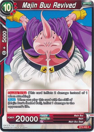 Majin Buu Revived [BT2-028] | Shuffle n Cut Hobbies & Games