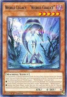 World Legacy - "World Chalice" [COTD-EN023] Rare | Shuffle n Cut Hobbies & Games