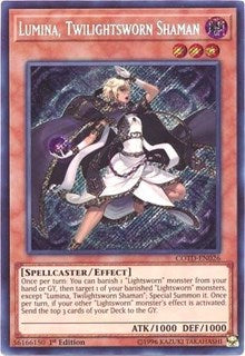 Lumina, Twilightsworn Shaman [COTD-EN026] Secret Rare | Shuffle n Cut Hobbies & Games