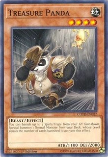 Treasure Panda [COTD-EN032] Common | Shuffle n Cut Hobbies & Games