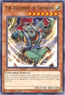 The Ascended of Thunder [COTD-EN036] Short Print | Shuffle n Cut Hobbies & Games