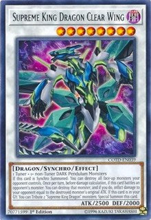 Supreme King Dragon Clear Wing [COTD-EN039] Rare | Shuffle n Cut Hobbies & Games