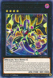 Supreme King Dragon Dark Rebellion [COTD-EN041] Rare | Shuffle n Cut Hobbies & Games