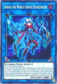 Auram the World Chalice Blademaster [COTD-EN049] Super Rare | Shuffle n Cut Hobbies & Games