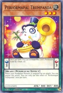 Performapal Trumpanda [COTD-EN095] Common | Shuffle n Cut Hobbies & Games