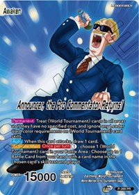 Announcer // Announcer, the Pro Commentator Returns! (P-269) [Promotion Cards] | Shuffle n Cut Hobbies & Games