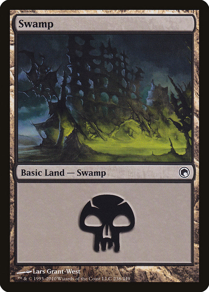 Swamp (238) [Scars of Mirrodin] | Shuffle n Cut Hobbies & Games