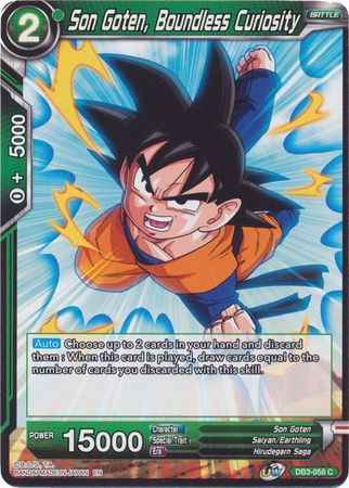 Son Goten, Boundless Curiosity [DB3-058] | Shuffle n Cut Hobbies & Games