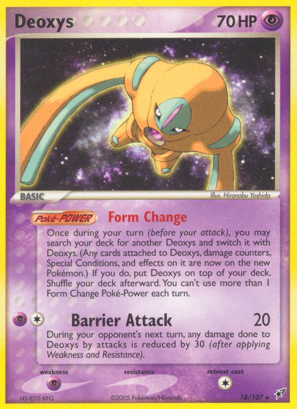 Deoxys (18/107) [EX: Deoxys] | Shuffle n Cut Hobbies & Games