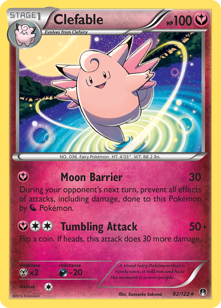 Clefable (82/122) [XY: BREAKpoint] | Shuffle n Cut Hobbies & Games