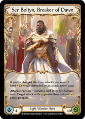 Ser Boltyn, Breaker of Dawn // Boltyn [U-MON029 // U-MON030] Unlimited Normal | Shuffle n Cut Hobbies & Games