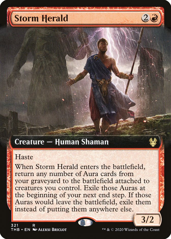 Storm Herald (Extended Art) [Theros Beyond Death] | Shuffle n Cut Hobbies & Games