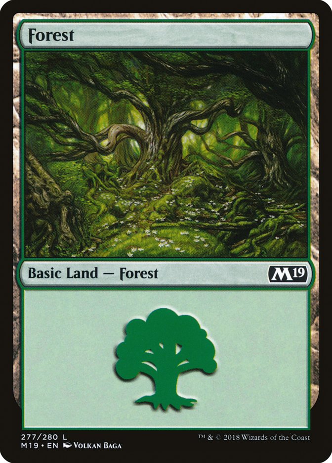 Forest (277) [Core Set 2019] | Shuffle n Cut Hobbies & Games