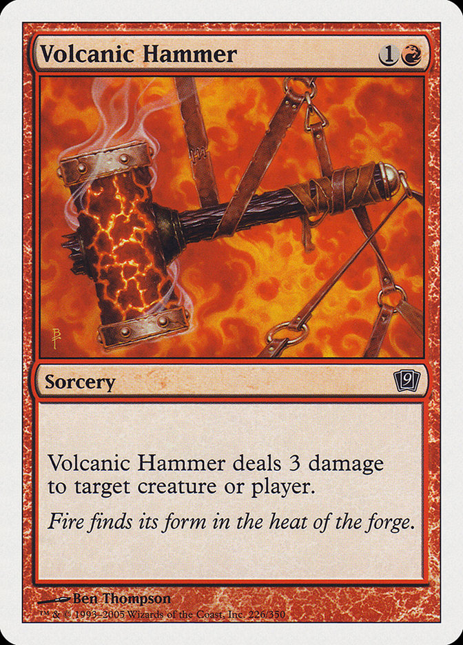 Volcanic Hammer [Ninth Edition] | Shuffle n Cut Hobbies & Games