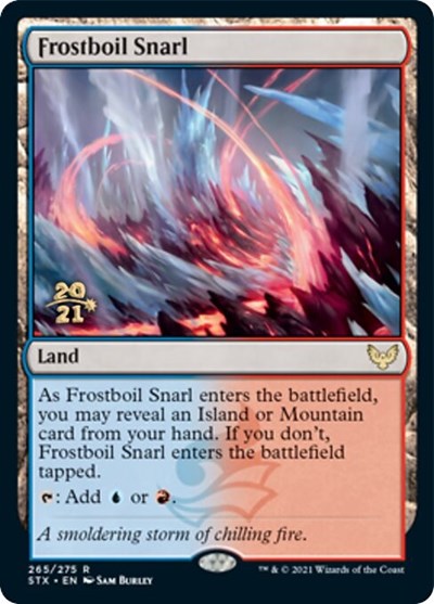 Frostboil Snarl [Strixhaven: School of Mages Prerelease Promos] | Shuffle n Cut Hobbies & Games