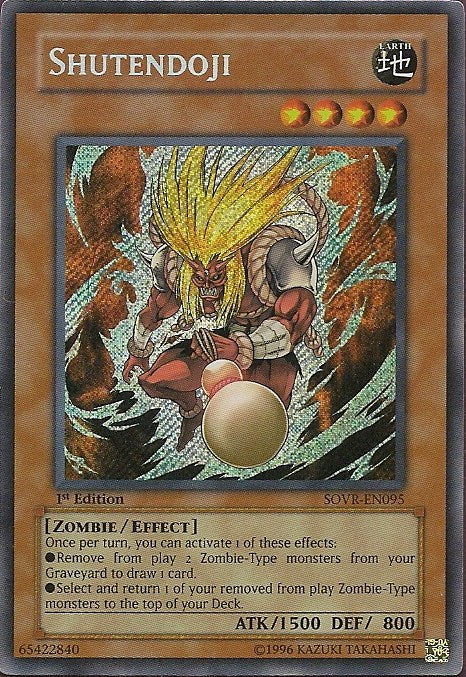 Shutendoji [SOVR-EN095] Secret Rare | Shuffle n Cut Hobbies & Games