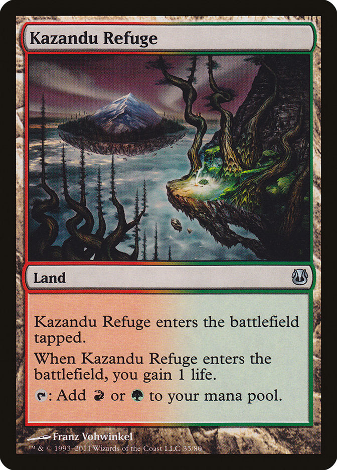 Kazandu Refuge [Duel Decks: Ajani vs. Nicol Bolas] | Shuffle n Cut Hobbies & Games