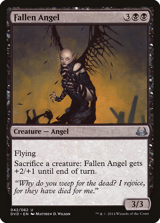 Fallen Angel (Divine vs. Demonic) [Duel Decks Anthology] | Shuffle n Cut Hobbies & Games