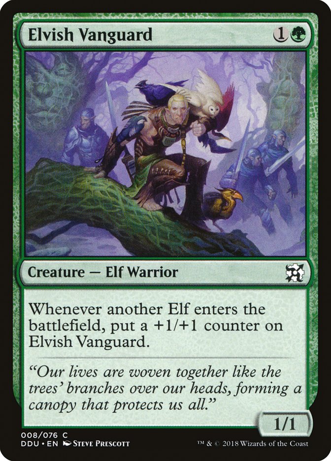 Elvish Vanguard [Duel Decks: Elves vs. Inventors] | Shuffle n Cut Hobbies & Games