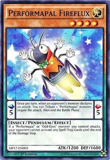 Performapal Fireflux [MP17-EN003] Common | Shuffle n Cut Hobbies & Games