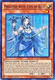 Priestess with Eyes of Blue [MP17-EN055] Super Rare | Shuffle n Cut Hobbies & Games