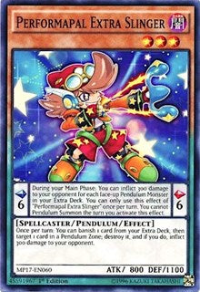 Performapal Extra Slinger [MP17-EN060] Common | Shuffle n Cut Hobbies & Games