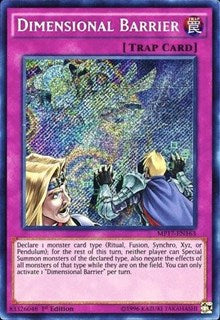 Dimensional Barrier [MP17-EN163] Secret Rare | Shuffle n Cut Hobbies & Games