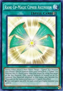 Rank-Up-Magic Cipher Ascension [MP17-EN210] Common | Shuffle n Cut Hobbies & Games