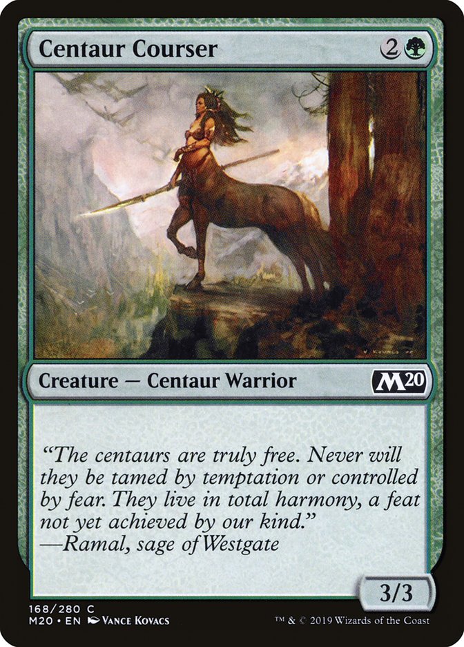 Centaur Courser [Core Set 2020] | Shuffle n Cut Hobbies & Games