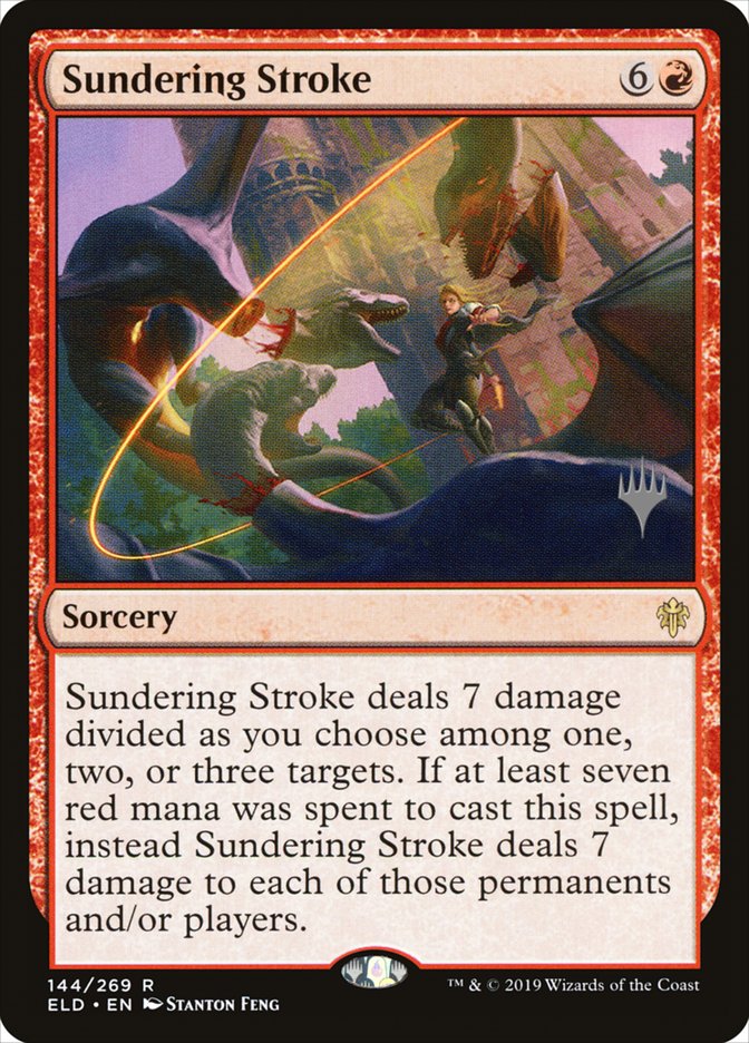 Sundering Stroke (Promo Pack) [Throne of Eldraine Promos] | Shuffle n Cut Hobbies & Games