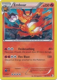 Emboar (26/149) (Cosmos Holo) (Blister Exclusive) [Black & White: Boundaries Crossed] | Shuffle n Cut Hobbies & Games