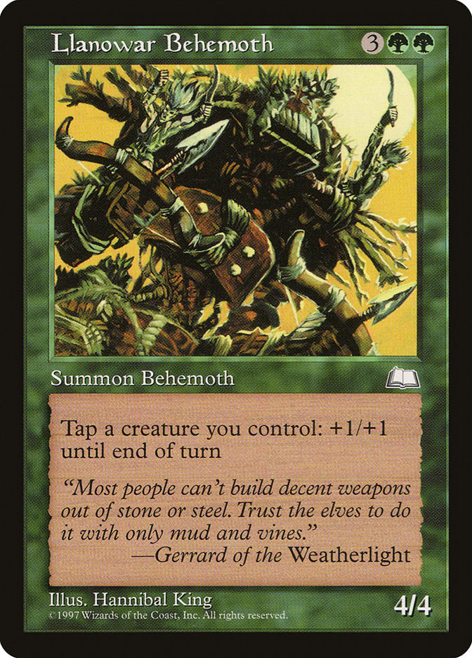 Llanowar Behemoth [Weatherlight] | Shuffle n Cut Hobbies & Games