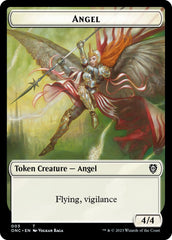 Soldier (008) // Angel Double-Sided Token [Phyrexia: All Will Be One Commander Tokens] | Shuffle n Cut Hobbies & Games